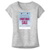 OCSO Multi-Colors Sublimatable Ladies PosiCharge Electric Heather Sporty Tee Thumbnail