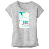 OCSO Multi-Colors Sublimatable Ladies PosiCharge Electric Heather Sporty Tee Thumbnail