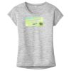 OCSO Multi-Colors Sublimatable Ladies PosiCharge Electric Heather Sporty Tee Thumbnail