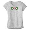 OCSO Multi-Colors Sublimatable Ladies PosiCharge Electric Heather Sporty Tee Thumbnail