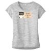 OCSO Multi-Colors Sublimatable Ladies PosiCharge Electric Heather Sporty Tee Thumbnail
