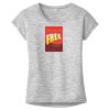 OCSO Multi-Colors Sublimatable Ladies PosiCharge Electric Heather Sporty Tee Thumbnail
