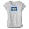 OCSO Multi-Colors Sublimatable Ladies PosiCharge Electric Heather Sporty Tee Thumbnail