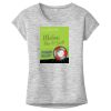 OCSO Multi-Colors Sublimatable Ladies PosiCharge Electric Heather Sporty Tee Thumbnail