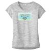 OCSO Multi-Colors Sublimatable Ladies PosiCharge Electric Heather Sporty Tee Thumbnail