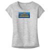 OCSO Multi-Colors Sublimatable Ladies PosiCharge Electric Heather Sporty Tee Thumbnail