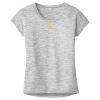 OCSO Multi-Colors Sublimatable Ladies PosiCharge Electric Heather Sporty Tee Thumbnail