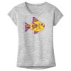 OCSO Multi-Colors Sublimatable Ladies PosiCharge Electric Heather Sporty Tee Thumbnail
