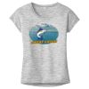 OCSO Multi-Colors Sublimatable Ladies PosiCharge Electric Heather Sporty Tee Thumbnail