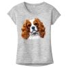 OCSO Multi-Colors Sublimatable Ladies PosiCharge Electric Heather Sporty Tee Thumbnail