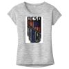 OCSO Multi-Colors Sublimatable Ladies PosiCharge Electric Heather Sporty Tee Thumbnail