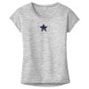 OCSO Multi-Colors Sublimatable Ladies PosiCharge Electric Heather Sporty Tee Thumbnail