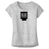 OCSO Multi-Colors Sublimatable Ladies PosiCharge Electric Heather Sporty Tee Thumbnail