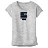 OCSO Multi-Colors Sublimatable Ladies PosiCharge Electric Heather Sporty Tee Thumbnail