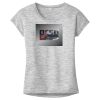 OCSO Multi-Colors Sublimatable Ladies PosiCharge Electric Heather Sporty Tee Thumbnail