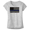 OCSO Multi-Colors Sublimatable Ladies PosiCharge Electric Heather Sporty Tee Thumbnail