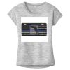 OCSO Multi-Colors Sublimatable Ladies PosiCharge Electric Heather Sporty Tee Thumbnail