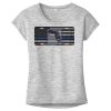 OCSO Multi-Colors Sublimatable Ladies PosiCharge Electric Heather Sporty Tee Thumbnail