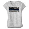 OCSO Multi-Colors Sublimatable Ladies PosiCharge Electric Heather Sporty Tee Thumbnail