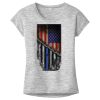 OCSO Multi-Colors Sublimatable Ladies PosiCharge Electric Heather Sporty Tee Thumbnail