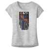 OCSO Multi-Colors Sublimatable Ladies PosiCharge Electric Heather Sporty Tee Thumbnail