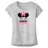 OCSO Multi-Colors Sublimatable Ladies PosiCharge Electric Heather Sporty Tee Thumbnail