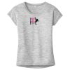 OCSO Multi-Colors Sublimatable Ladies PosiCharge Electric Heather Sporty Tee Thumbnail