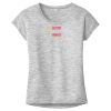 OCSO Multi-Colors Sublimatable Ladies PosiCharge Electric Heather Sporty Tee Thumbnail