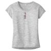 OCSO Multi-Colors Sublimatable Ladies PosiCharge Electric Heather Sporty Tee Thumbnail
