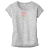 OCSO Multi-Colors Sublimatable Ladies PosiCharge Electric Heather Sporty Tee Thumbnail