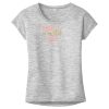 OCSO Multi-Colors Sublimatable Ladies PosiCharge Electric Heather Sporty Tee Thumbnail