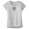 OCSO Multi-Colors Sublimatable Ladies PosiCharge Electric Heather Sporty Tee Thumbnail
