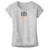 OCSO Multi-Colors Sublimatable Ladies PosiCharge Electric Heather Sporty Tee Thumbnail