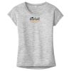 OCSO Multi-Colors Sublimatable Ladies PosiCharge Electric Heather Sporty Tee Thumbnail