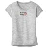 OCSO Multi-Colors Sublimatable Ladies PosiCharge Electric Heather Sporty Tee Thumbnail