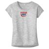 OCSO Multi-Colors Sublimatable Ladies PosiCharge Electric Heather Sporty Tee Thumbnail