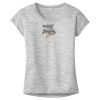 OCSO Multi-Colors Sublimatable Ladies PosiCharge Electric Heather Sporty Tee Thumbnail