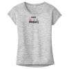 OCSO Multi-Colors Sublimatable Ladies PosiCharge Electric Heather Sporty Tee Thumbnail