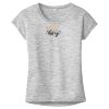 OCSO Multi-Colors Sublimatable Ladies PosiCharge Electric Heather Sporty Tee Thumbnail