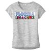 OCSO Multi-Colors Sublimatable Ladies PosiCharge Electric Heather Sporty Tee Thumbnail