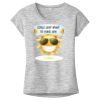 OCSO Multi-Colors Sublimatable Ladies PosiCharge Electric Heather Sporty Tee Thumbnail