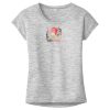 OCSO Multi-Colors Sublimatable Ladies PosiCharge Electric Heather Sporty Tee Thumbnail