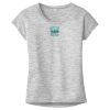 OCSO Multi-Colors Sublimatable Ladies PosiCharge Electric Heather Sporty Tee Thumbnail