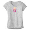 OCSO Multi-Colors Sublimatable Ladies PosiCharge Electric Heather Sporty Tee Thumbnail