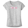 OCSO Multi-Colors Sublimatable Ladies PosiCharge Electric Heather Sporty Tee Thumbnail