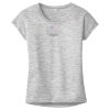 OCSO Multi-Colors Sublimatable Ladies PosiCharge Electric Heather Sporty Tee Thumbnail