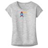 OCSO Multi-Colors Sublimatable Ladies PosiCharge Electric Heather Sporty Tee Thumbnail