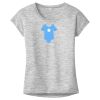 OCSO Multi-Colors Sublimatable Ladies PosiCharge Electric Heather Sporty Tee Thumbnail