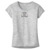 OCSO Multi-Colors Sublimatable Ladies PosiCharge Electric Heather Sporty Tee Thumbnail