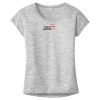 OCSO Multi-Colors Sublimatable Ladies PosiCharge Electric Heather Sporty Tee Thumbnail